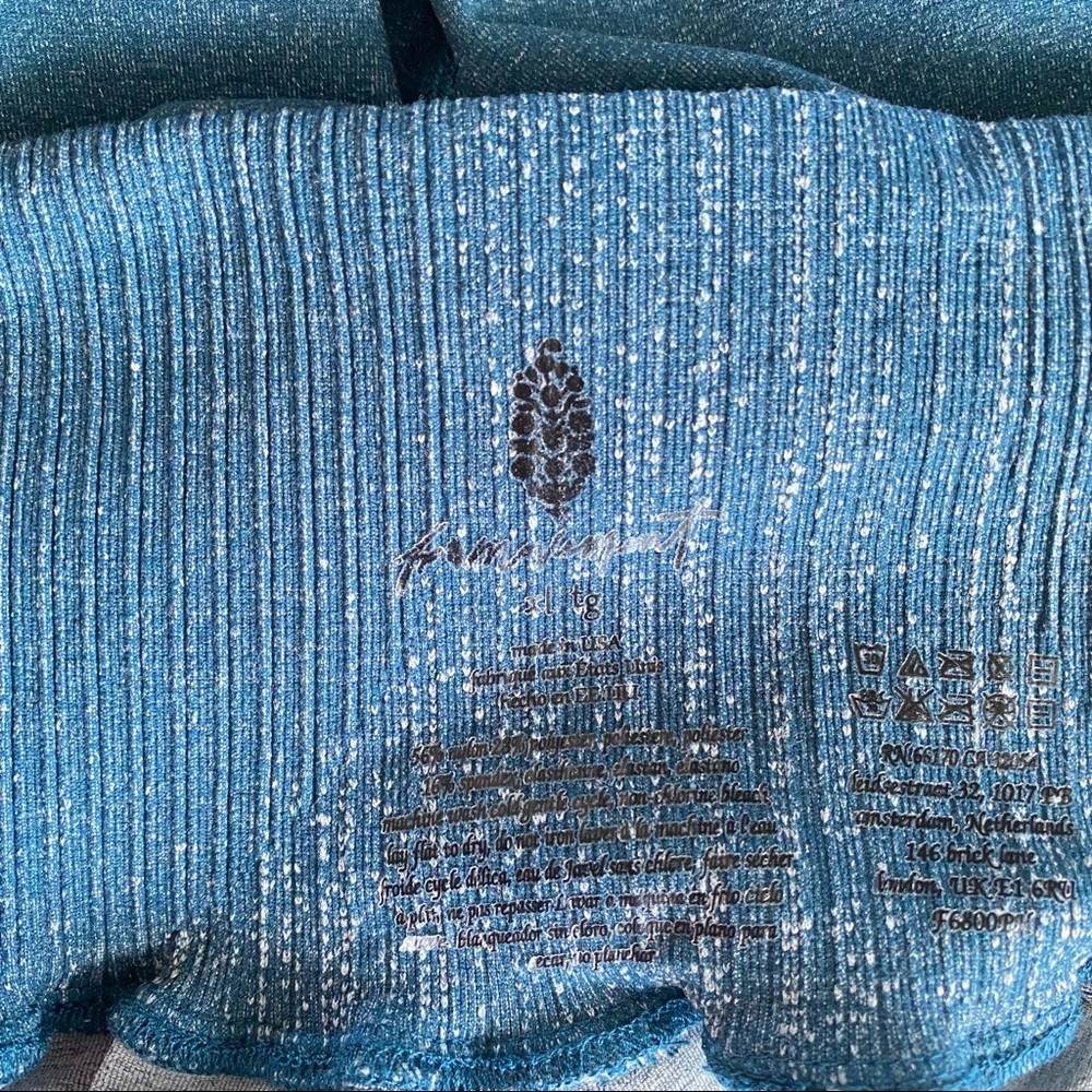 🚨LAST PAIR!🚨 NEW Free People Movement Good Karma Heathered Leggings - Picture 4 of 5